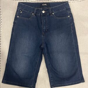Lois Women's Blue Denim Shorts size 30 Bermuda jeans